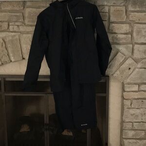 Columbia Black Waterproof Jacket and Pants